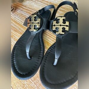 Tory Burch Black Sandals Size 6
